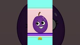 10 Fruits Rolling on the Shelf 🍇🍎 Fruits Song for Kids shorts kidssong abclearningclub [upl. by Rubma355]