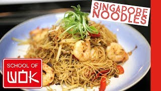 Delicious Singapore Noodles Stir Fry Recipe [upl. by Previdi]