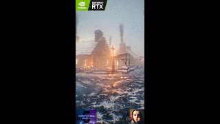 8K Ray Tracing 3D Nanite Displacement Realistic Snowy Village  Unreal Engine 54 [upl. by Ecnerrot910]