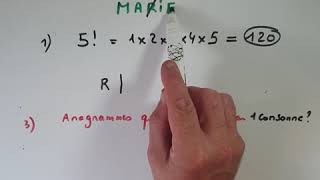 Permutations et anagrammes en analyse combinatoire  MATHS TERMINALE BAC 2021 [upl. by Aay68]