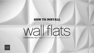 How Do I Install 3D Wall Panels How To Install 3D Wall Panels  Explained [upl. by Enila88]