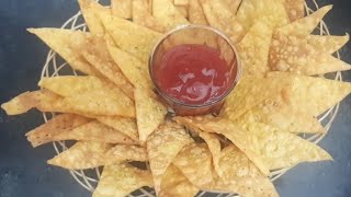 Moong dal crispy chips Recipe  Nachos Recipe [upl. by Woodring]