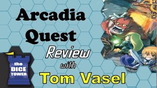 Arcadia Quest Review  with Tom Vasel [upl. by Oicangi]