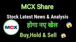 mcx share news today l mcx share news l mcx share price today l mcx share latest news [upl. by Punak]