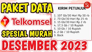 PAKET SUPER MURAH TELKOMSEL  Kode Dial Murah Telkomsel Terbaru Bulan Desember 2023  Paket Murah [upl. by Nnahtur]