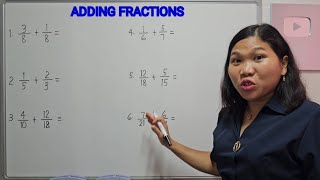 ADDING FRACTIONS [upl. by Leler]