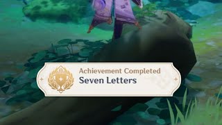 All 7 Stone slates  Seven Letters achievement [upl. by Hgeilyak]