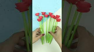 DIY HOW TO MAKE PAPER ROSE FLOWER BOUQUET  STEP BY STEP BOUQUETS MAKING TUTORIAL WITH ROSES FLOWERS [upl. by Kerwin56]