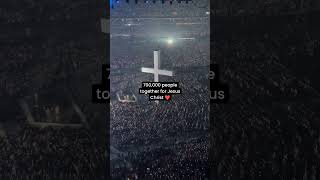 700000 People together for Jesus Christ christianworship hallelujah [upl. by Enois]