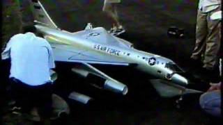 RC Convair B58 Hustler Bomber Last Flight With Sound [upl. by Hoagland]