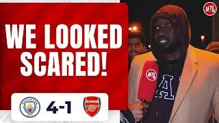 Manchester City 41 Arsenal  We Looked Scared Stricto [upl. by Darwin]