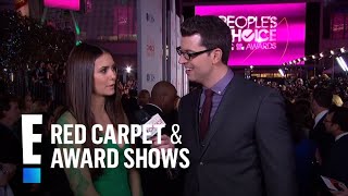 Nina Dobrev on the Red Carpet  E Peoples Choice Awards [upl. by Harald]