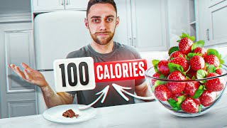 Comparing 100 calories of various foods [upl. by Gilly]