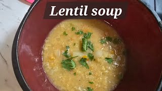 easy lentil soup [upl. by Rockefeller]