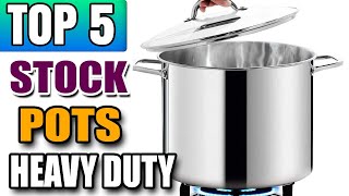 Best Heavy Duty Stock Pots Stainless Steel [upl. by Redle]