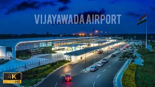 Vijayawada International Airport  Gannavaram Airport  Cinematic View  4K Ultra HD  Abedu Vlogs [upl. by Esinad]