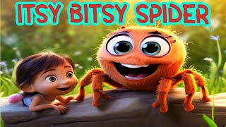 The Itsy Bitsy Spiders Big Adventure A Tale of Courage and Perseverance  Kids Nursery Rhyme [upl. by Atsirhcal674]