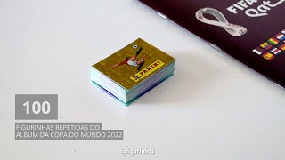 Especial 100 figurinhas repetidas do Album Copa do Mundo 2022 [upl. by Ziladnerb461]