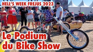 Hells Week Fréjus 2023 Bike Show et Podium [upl. by Eelak]