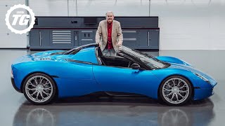 FIRST LOOK Gordon Murray Automotive T33 Spider  Top Gear [upl. by Aiynot]