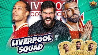 LIVERPOOL Squad 20242025  Premier League  EA SPORTS FC CARDS  King of Quiz [upl. by Ruhtra547]