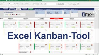 Automatisches Excel KanbanTool für agiles Projektmanagement [upl. by Aihpled]