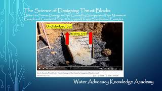 How to The Science of Thrust Blocking Water Main Bends Tees Hydrants  Logical Examples amp Designs [upl. by Odlaner]