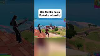 Bro is NOT a wizard 💀😭 fortnite fortniteclips fortnitefunny [upl. by Snashall]