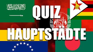 Hauptstädte Quiz  Schwierigkeit schwer [upl. by Franklyn]