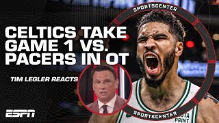 Tim Legler reacts to Pacers vs Celtics Game 1 Indy let this game fall through their hands  SC [upl. by Ehtylb]