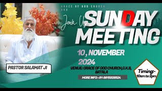 SUNDAY SERVICE 10NOVEMBER2024 GRACE OF GOD CHURCH GKB [upl. by Nirmak]