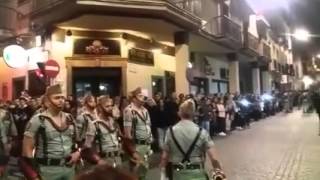 Legionario borracho en semana santa de Antequera Málaga 2016 [upl. by Eatnuahs]