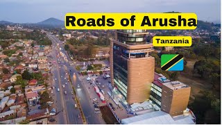 How are Roads of third largest city in Tanzania Explore Arusha Tengeru highway East Africa [upl. by Eita]