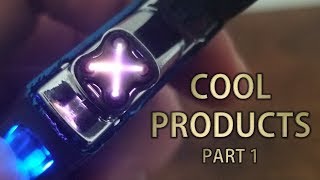 lcfun Dual Arc Plasma Lighter USB Rechargeable Unboxing Review Test Cool Stuff To Buy Part 1 [upl. by Claus]