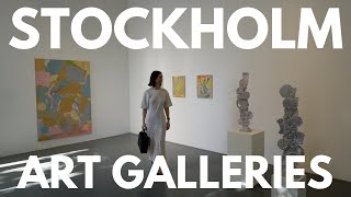 Stockholm Exploring Stockholm Art Galleries Part 1 [upl. by Palma]