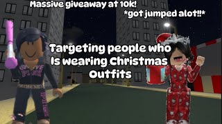 Playing Baddies But Targeting People Who Is Wearing Christmas Outfits Got Jumped A Lot [upl. by Erna]