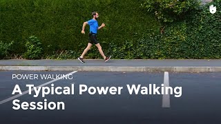 A Typical Power Walking Session  Power Walking [upl. by Aydiv]