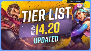 NEW UPDATED TIER LIST for PATCH 1420  League of Legends [upl. by Hamburger]