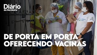 Como funciona a busca ativa da vacinação no Ceará [upl. by Ecirad]