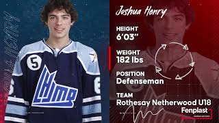 Fenplast QMJHL Prospects  Joshua Henry [upl. by Refynnej]