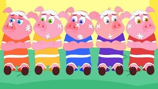 Five Little Piggies  Nursery Rhymes For Children  Cartoon Videos For Babies by Kids Tv [upl. by Einehpets889]