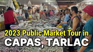 CAPAS TARLAC Palengke Tour 2023 Busy Morning Scene at CAPAS PUBLIC MARKET  Philippines Food Market [upl. by Eneryc]