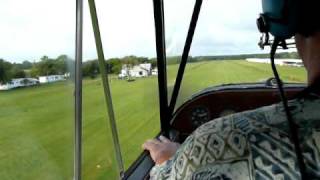 1946 Aeronca Champ landing [upl. by Atiuqa944]