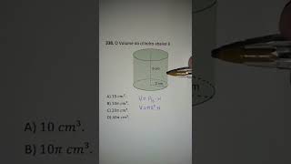 Volume de um cilindro [upl. by Clark]