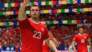 Suiça x Alemanha  UEFA Euro 2024 Melhores Momentos  MUSIALA CRAVA MAS SHAQIRI FAZ 2 GOLS ZEBRA [upl. by Nailil]