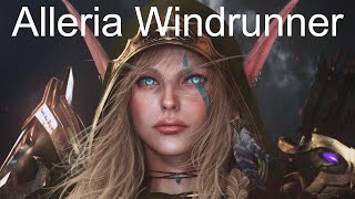 Alleria Windrunner realtime character [upl. by Esiuqram468]