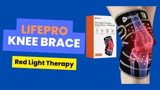 LifePro Knee Brace Review Fast Knee Pain Relief with Red Light Therapy [upl. by Adnol]