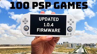 100 PSP Games Tested on TRIMUI SMART PRO  104 Firmware [upl. by Trab188]