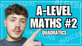 ALevel Maths Quadratics  The Discriminant Solving Complete the Square Functions and Sketching [upl. by Chema803]