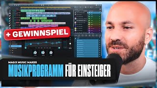 MAGIX MUSIC MAKER 🎵 Das BESTE Musikprogramm für EINSTEIGER Spielend lernen mit DAWs umzugehen [upl. by Eiznik]